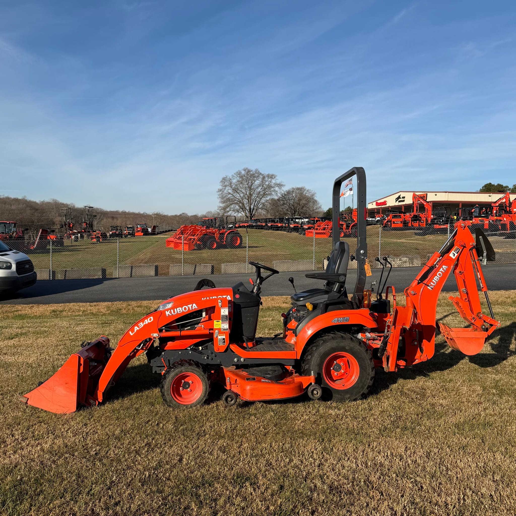 Kubota BX23S Tractor, Loader, Backhoe