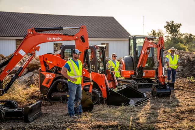 KX030-4_KX033-4_U35_SVL110-3_SVL65_2S_2025_AzleTX_017 Kubota Construction Equipment on a job site